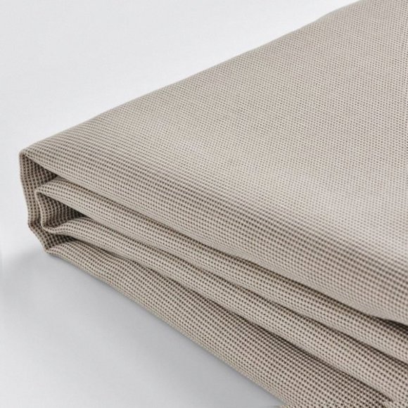 IKEA UPPLAND Ottoman Cover Light Beige (Slipcover Only) Footstool Slipcover - Picture 3 of 4